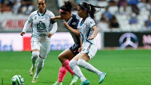 Lizette Rodríguez frente a Pachuca en el Clausura 2023. (Foto: Imago7)