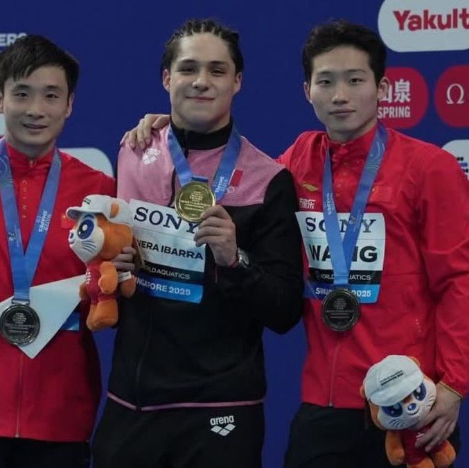 Osmar prometió ganarle a los chinos y ha cumplido. (Foto: CONADE)