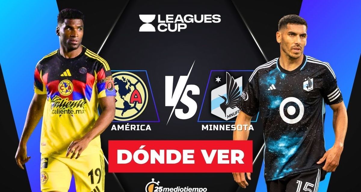 Consulta la previa de América vs. Minnesota United para ver EN VIVO Jornada 2 Leagues Cup 2025. Diseño: Abigail Sequera