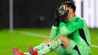 Malagón se lamenta en un partido del América (Mexsport)