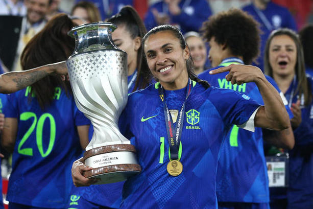 Marta presume otra Copa América (EFE)