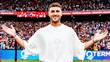 Santi Gimenez fue aclamado por los aficionados (@Feyenoord)