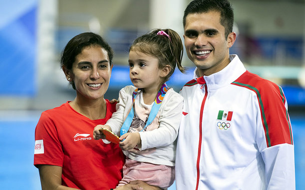 Paola Espinosa e Iván García son los padres de Ivana. (Mexsport)