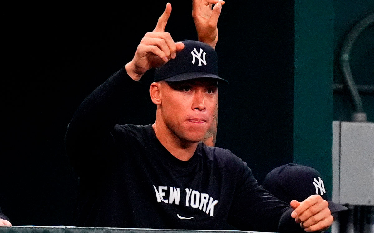 Aaron Judge estuvo el mínimo posible en la lista de lesionados de los Yankees. (AP)