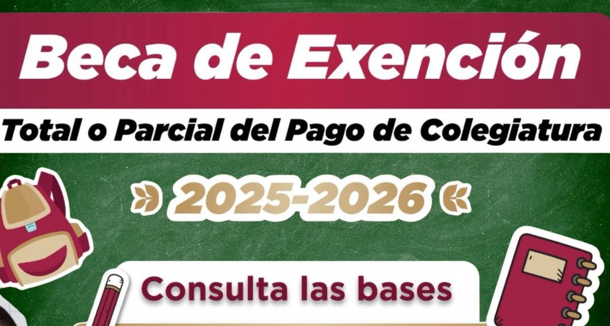 Atención estudiantes | Esta es la nueva Beca Exención que ofrece el Edomex (FOTO: Especial)