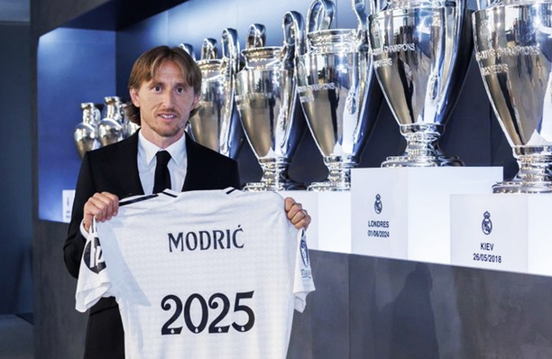 Modric jugó con los merengues durante el primer semestre del 2025.