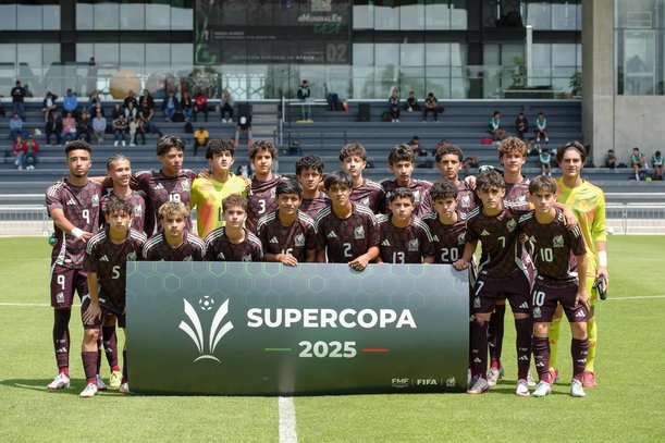 Robert está con la Selección Mexicana Sub 15.