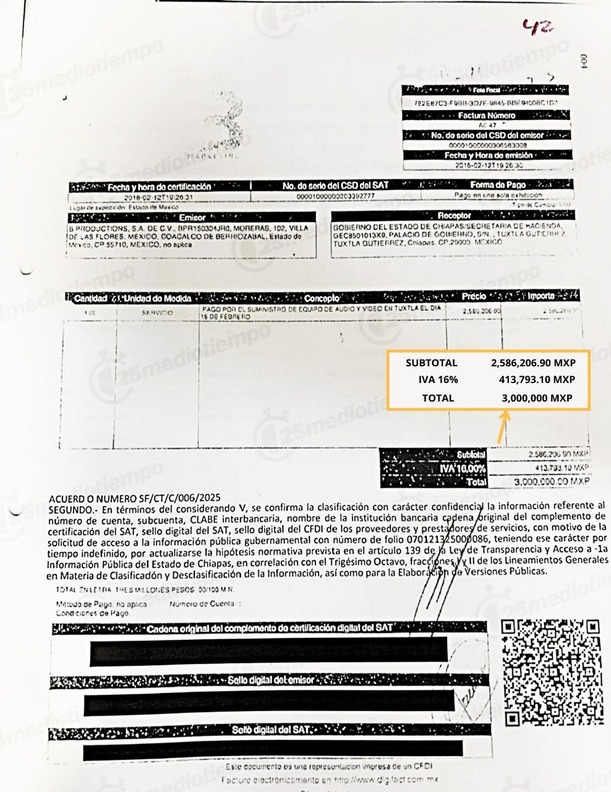 Documento obtenido por mediotiempo