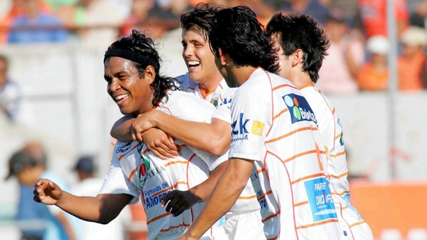 Melvin Brown celebra un gol con Jaguares de Chiapas (Mexsport)