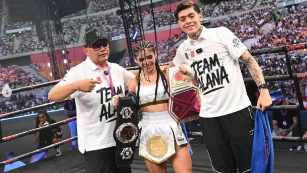 Alana Flores tras su última victoria (@alanafloresf)