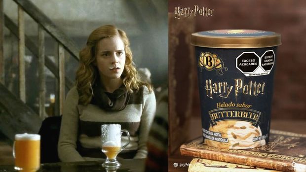 Helado de "Cerveza de Mantquilla" inspirado en la bebida de Harry Potter