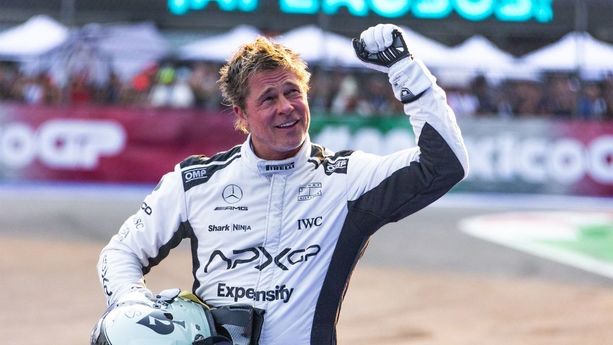 Brad Pitt interpretó a Sonny Hayes, piloto de APX en la película (MexicoGP)