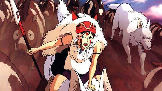 La princesa Mononoke (1997) de Studio Ghibli