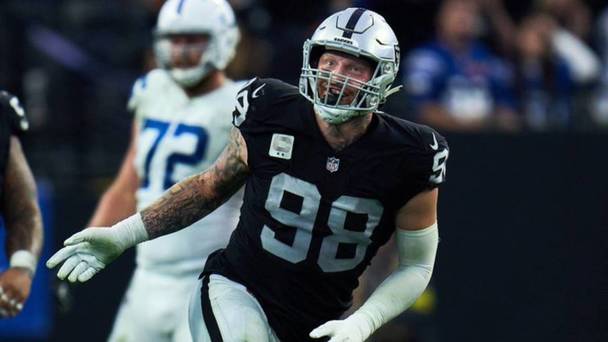 Maxx Crosby es una de las figuras de los Raiders (@Raiders)