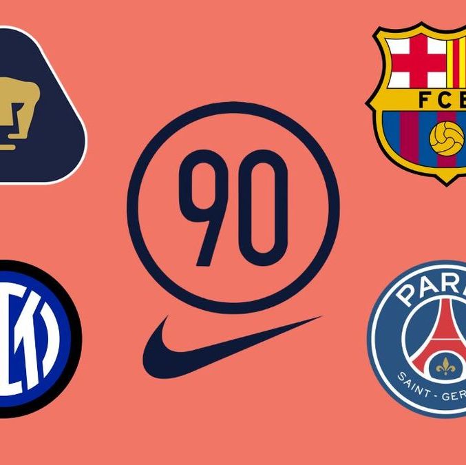 Nike prepara equipaciones Total 90 para varios equipos