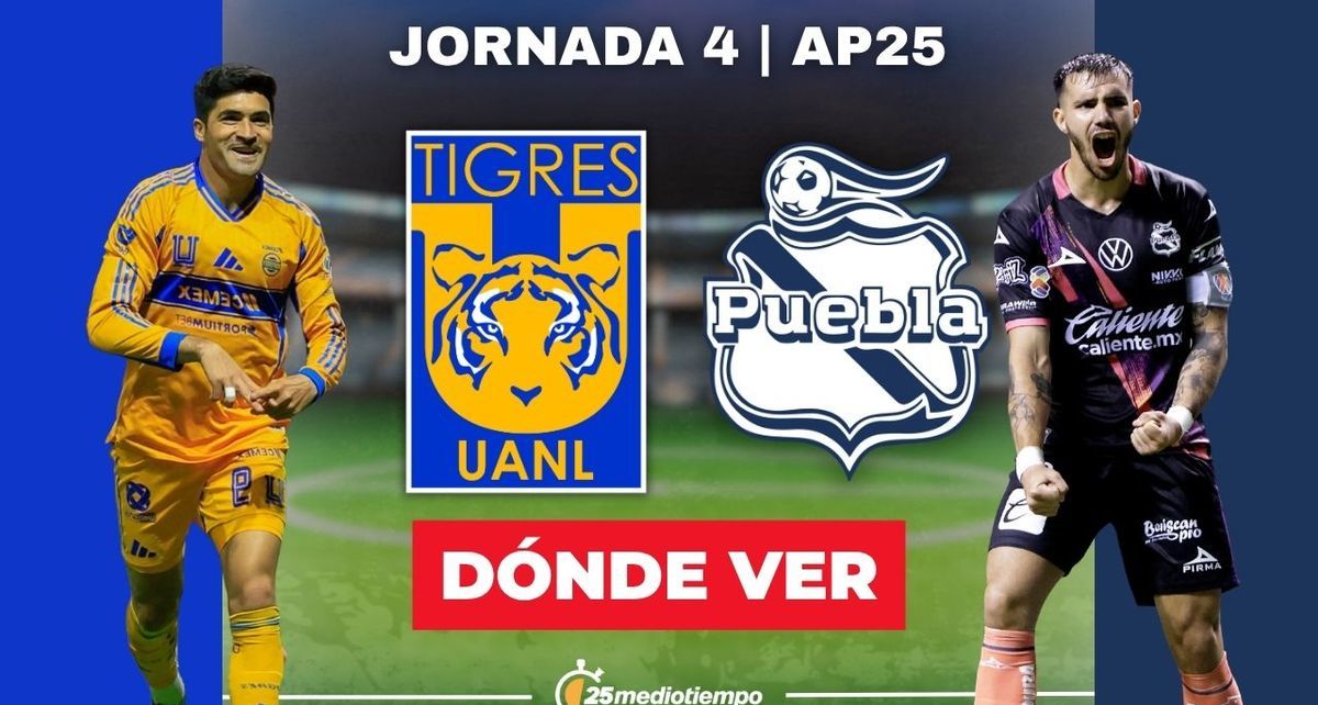 Rivalidad Tigres-Puebla Jornada 4 Apertura 2025