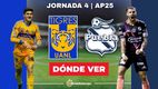 Rivalidad Tigres-Puebla Jornada 4 Apertura 2025