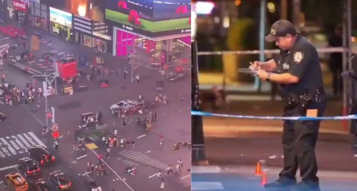 Adolescente abre fuego en Times Square dejando tres heridos. (Especial)