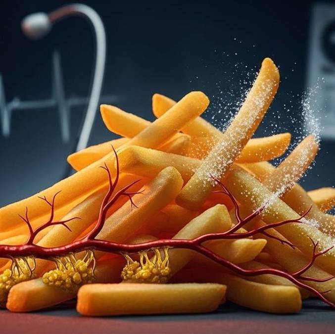 Las papas a la francesa pueden generar problemas para la salud (Google AI Studio)