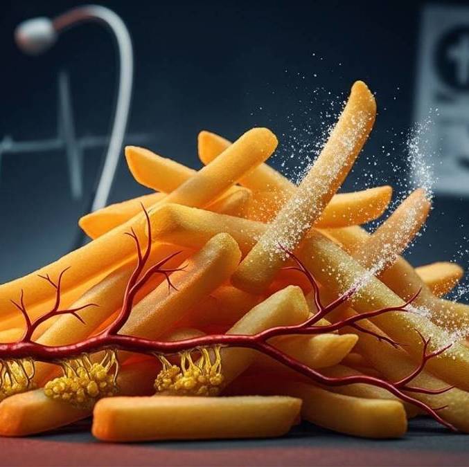 Las papas a la francesa pueden generar problemas para la salud (Google AI Studio)