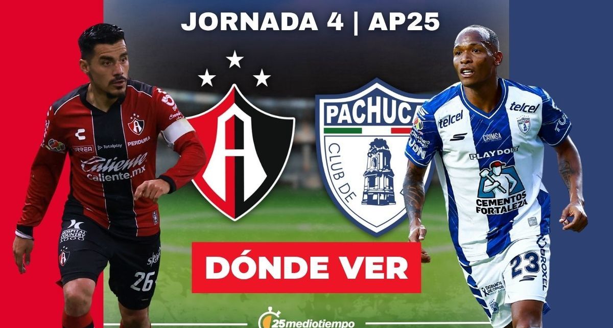 Rivalidad Atlas-Pachuca Jornada 4 Apertura 2025