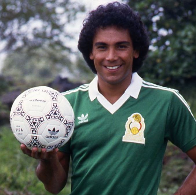 Hugo Sánchez con la Selección Mexicana en 1986 (Mexsport)