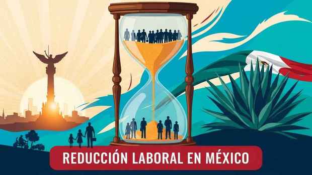 La reducción laboral en México es una de las prioridades del gobierno (Google AI Studio)