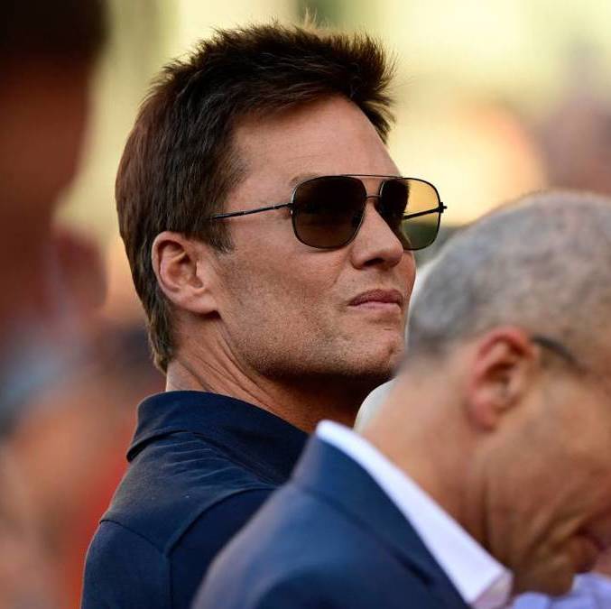 Tom Brady se conmovió por el homenaje (AFP)