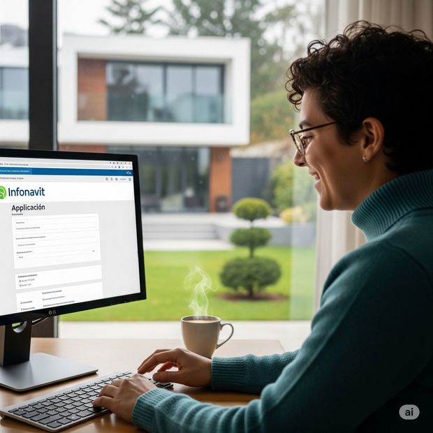 Solicitar una casa con Infonavit es más fácil y accesible en línea. FOTO:MediotiempoIA
