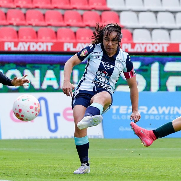 Charlyn Corral es la jugadora más determinante del torneo, sumando 8 goles y 4 asistencias con las Tuzas del pachuca. Foto:@TuzosFemenil