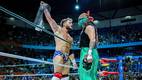 MJF y Zandokan Jr. en una discusión (CMLL)