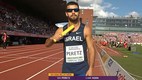 El atleta israelí hizo el gesto frente a la cámara. (Foto: Especial/ captura de pantalla)