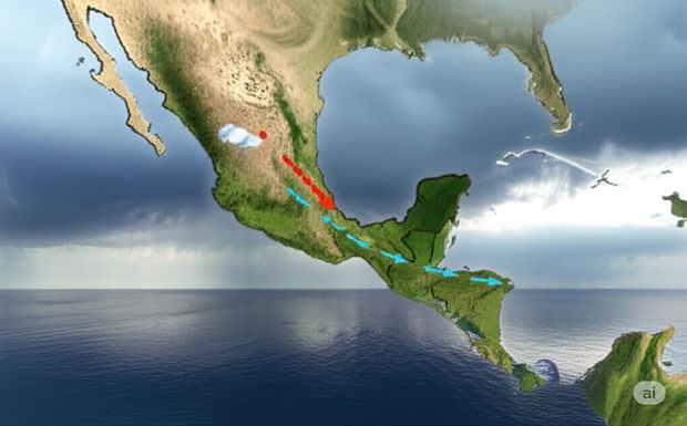 Así avanzan las lluvias en la república mexicana. Foto: MediotiempoIA