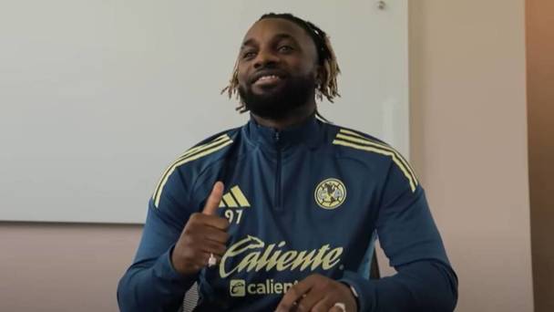 Allan Saint-Maximin ya viste los colores del América (Captura)