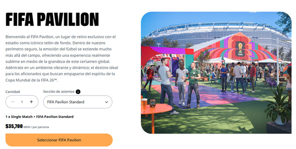Entradas FIFA Pavilion. (Foto: FIFA)