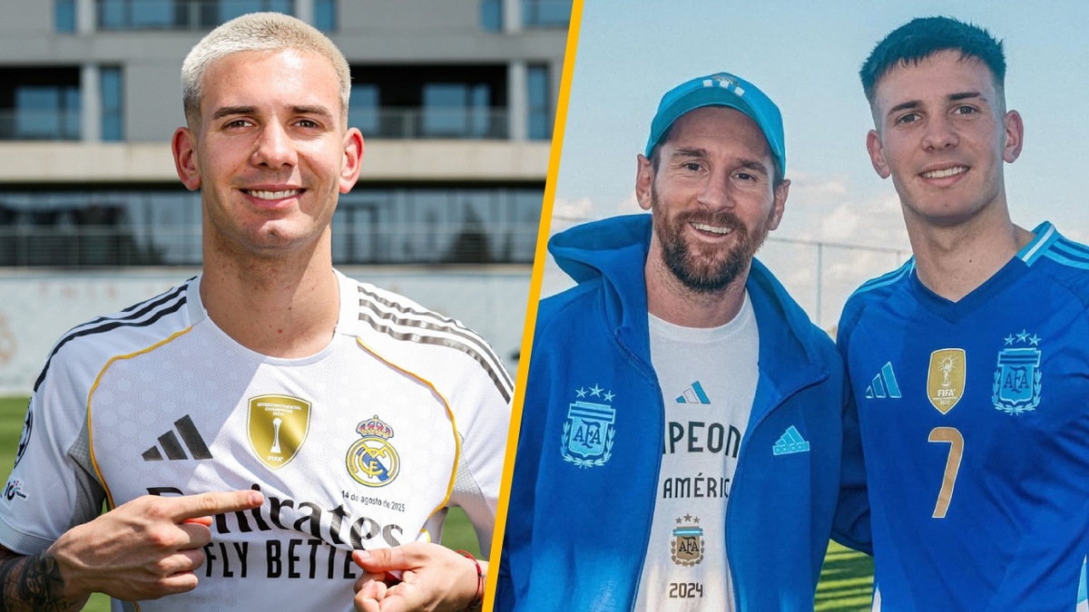 Franco Mastantuono, jugador argentino del Real Madrid (@realmadrid | @franco.mastantuono)