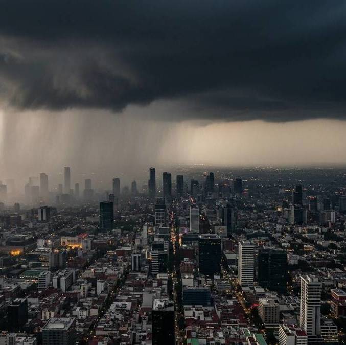 Lluvia negra en CDMX, ¿Es posible?