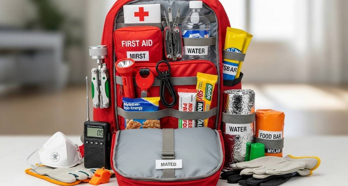 Mochila de emergencia en caso de sismos (Google AI Studio)