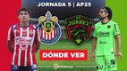 Rivalidad Chivas-FC Juárez Jornada 5 Apertura 2025
