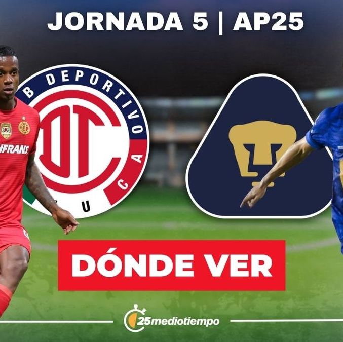 Rivalidad Toluca-Pumas Jornada 5 Apertura 2025