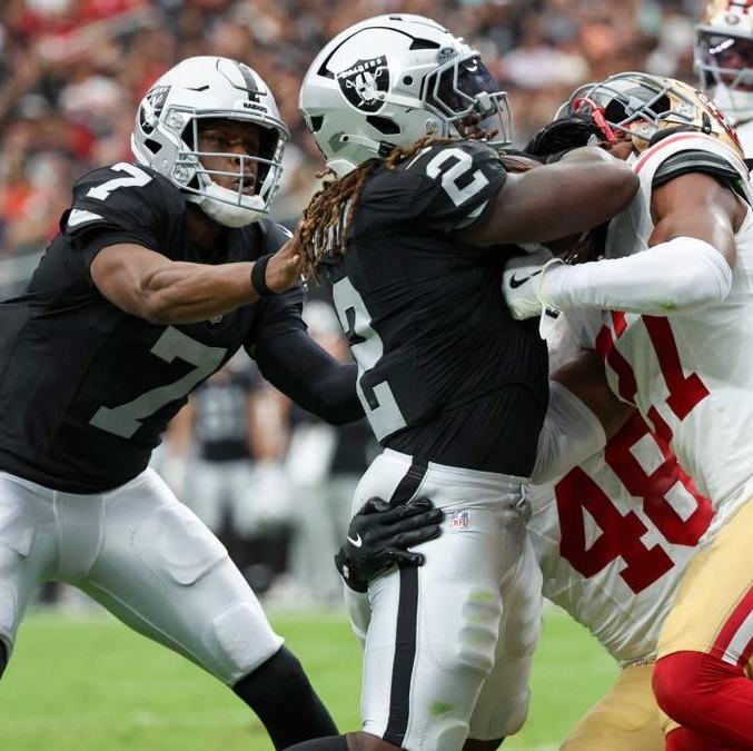 San Francisco se impuso a Las Vegas por un gol de campo (AFP)