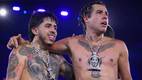 WestCol y Mario Bautista luego de su pelea (@SupernovaStrikers)