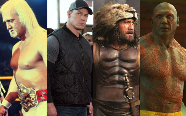 Hulk Hogan, John Cena, The Rock y Batista han aparecido en varias películas.