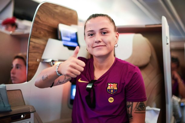 Las jugadoras de Barcelona llegarán a Monterrey. (Foto: @FCBfemeni)