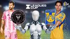 Tigres buscará el pase a semifinales en contra de Lionel Messi y compañia. La inteligencia artificial predice al ganador. FOTO (ESPECIAL)