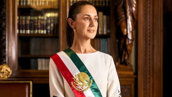 Claudia Sheinbuam en Palacio Nacional (Facebook Claudia Sheinbaum)