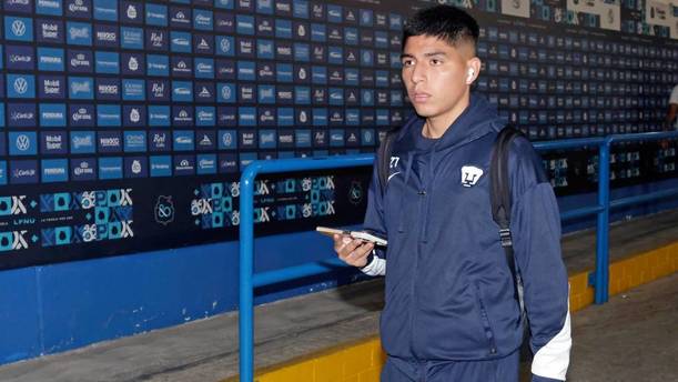 Piero Quispe busca ganarse un lugar en Pumas (Imago7)