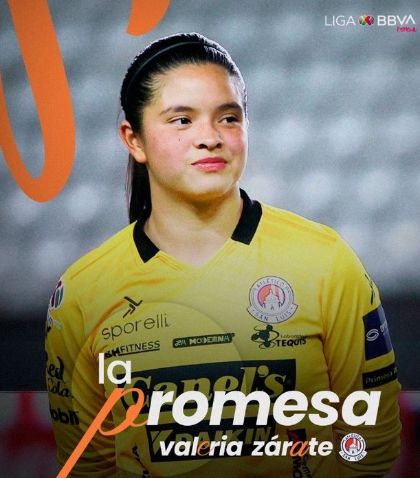 Valeria Zárate es una promesa de la Liga MX Femenil (@vale_zago_10)
