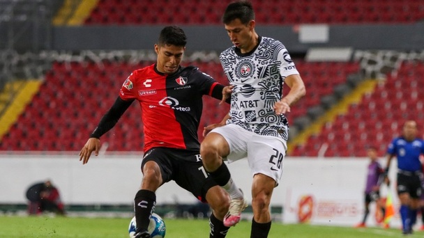 Acción del juego Atlas vs América del Guard1anes 2021 (Imago7)