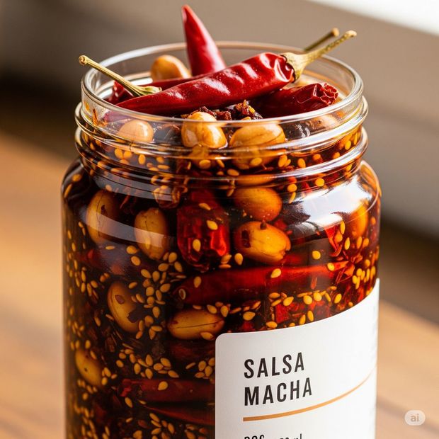 La salsa macha es comúnmente utilizada para los tacos placeros mexicanos. Foto: MediotiempoIA